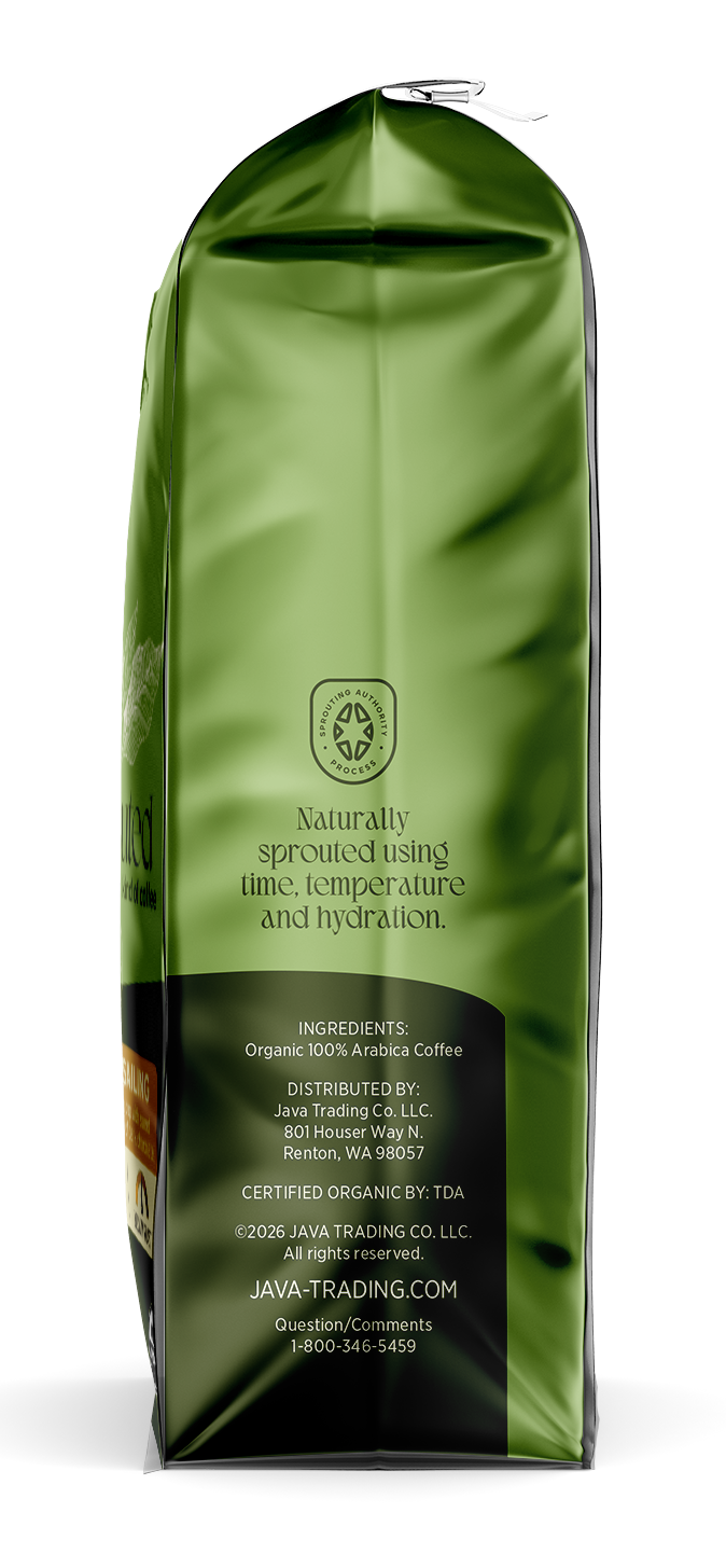 Sprouted Organic French Roast Whole Bean - Dark Roast