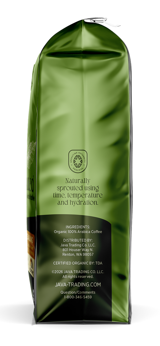 Sprouted Organic French Roast Whole Bean - Dark Roast