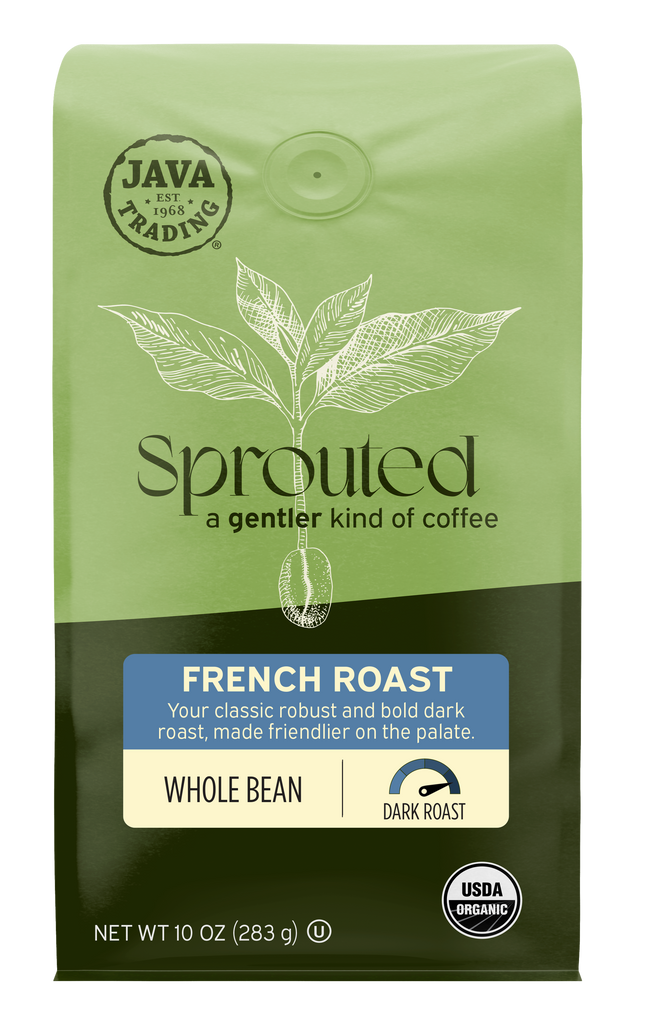 Sprouted Organic French Roast Whole Bean - Dark Roast – Java Trading